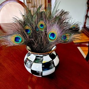 MacKenzie-Childs Courtly Check small vase